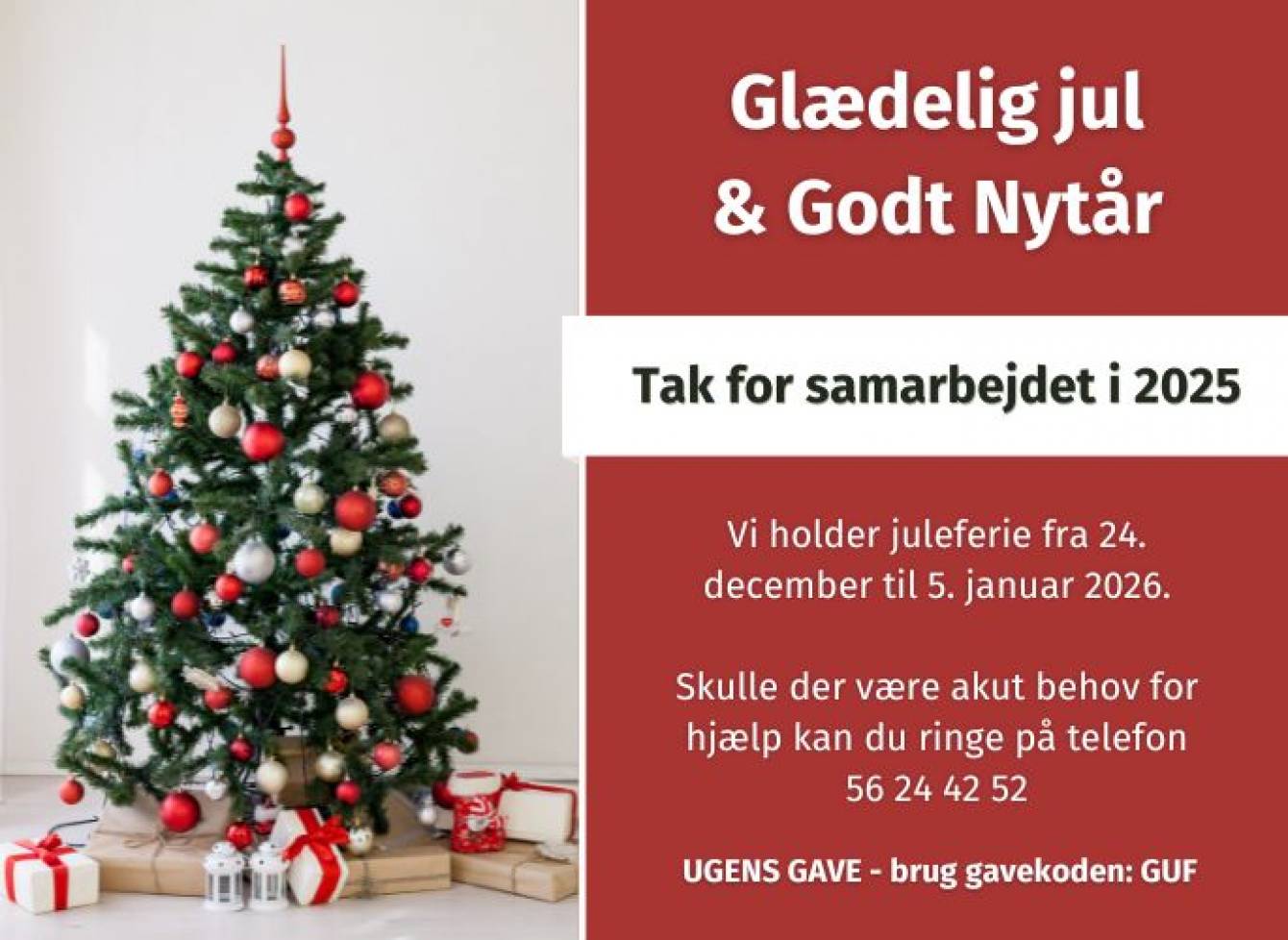 Glædelig jul 2025
